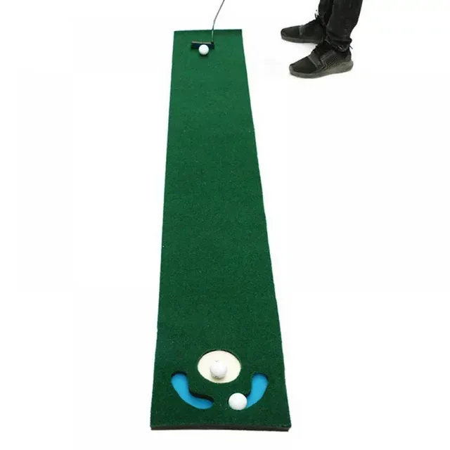 Spree Indoor Golf Putting Green  Portable Mat with Auto Ball Return Function for Men Home Office Backyard Indoor Outdoor Use