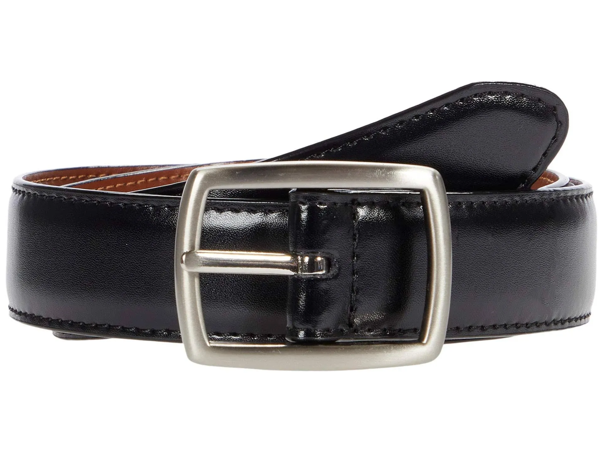 Florsheim Boy's Reversible Leather Belt (Big Kids) 24 Black/Cognac, Size: One Size