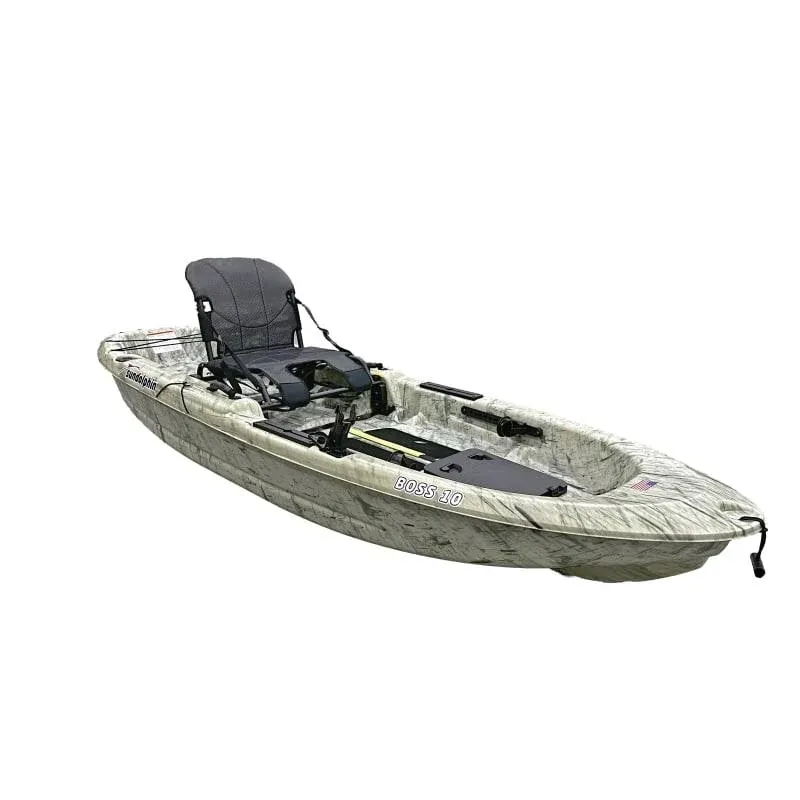 Sun Dolphin Boss 10 SS Sit on Top Kayak Grass