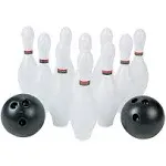 Kids Bowling Set 10 Plastic Pins and 2 Balls - Fun Toys and Games