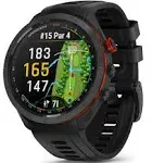 Garmin - Approach S70 GPS Smartwatch 47mm Ceramic - Black Ceramic Bezel with Bla