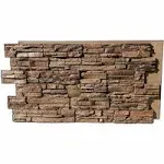 from Plain to Beautiful in Hours LR-4824 Lightning Ridge Faux Stack Stone Panel ...