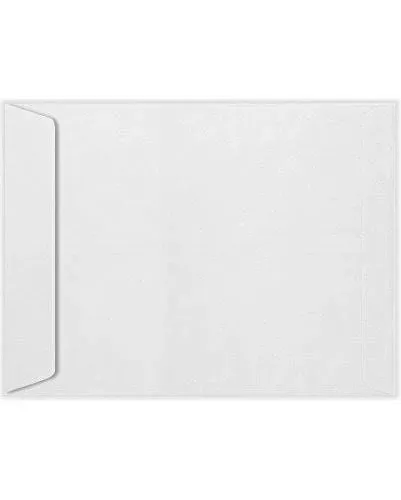 LUXPaper Open End Envelopes | Peel & Press | 8 1/2" x 10 1/2" | Bright White | 70lb. Text | 50 Qty