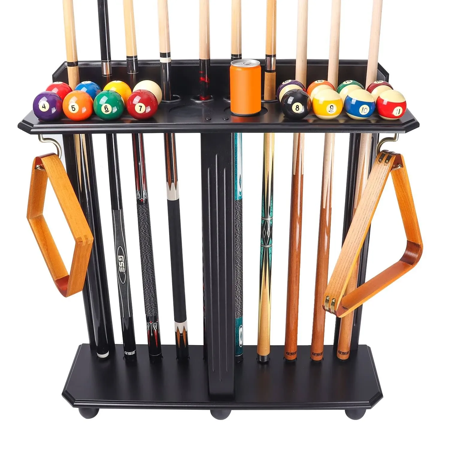 GSE Games & Sports Expert 10 Pool Cue Floor Stand Rack