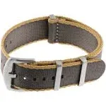 StrapsCo Premium Nylon Seat Belt Wrap Around Watch Strap - 18mm 20mm 22mm 24mm