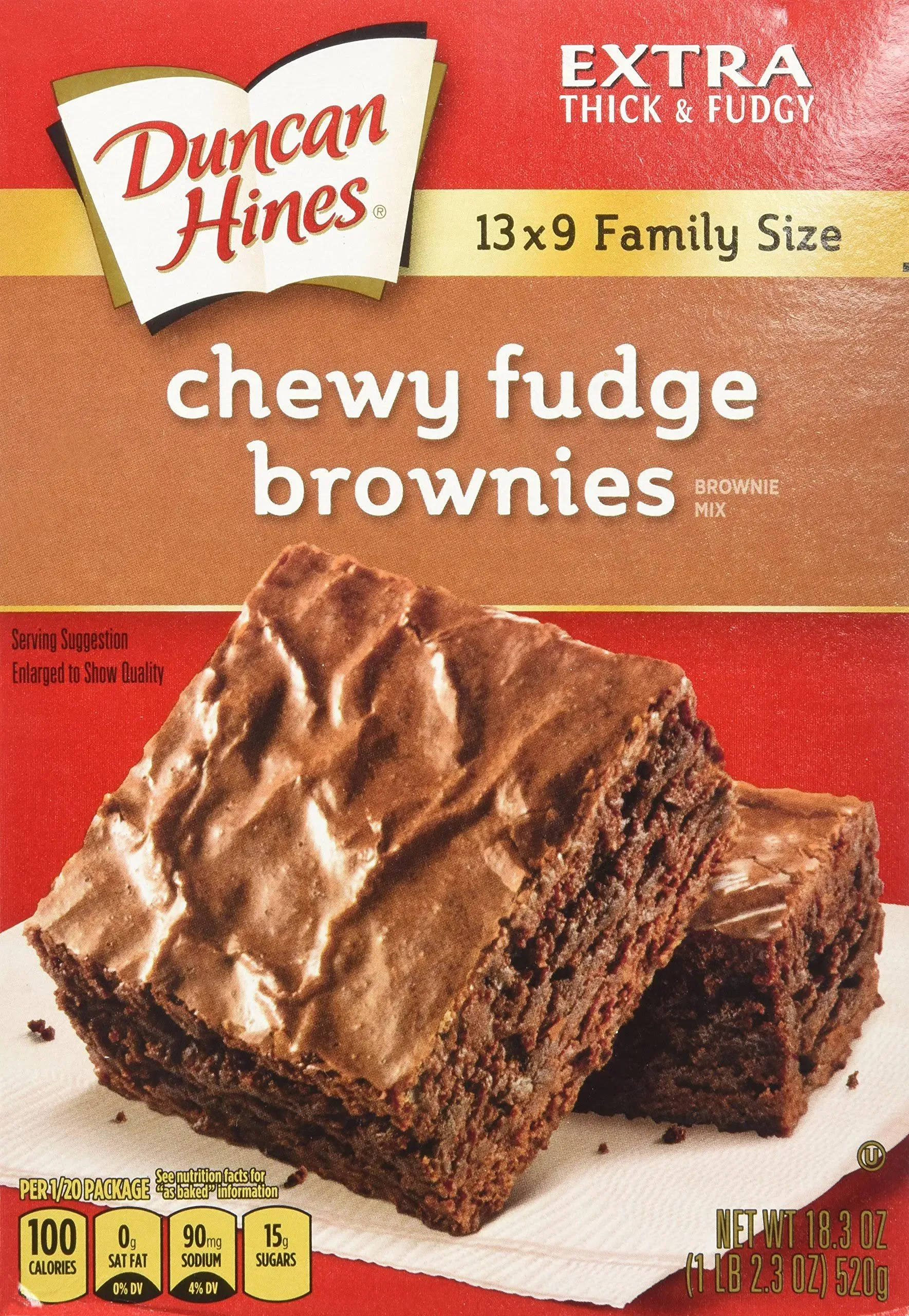 Duncan Hines Brownie Mix Chewy Fudge