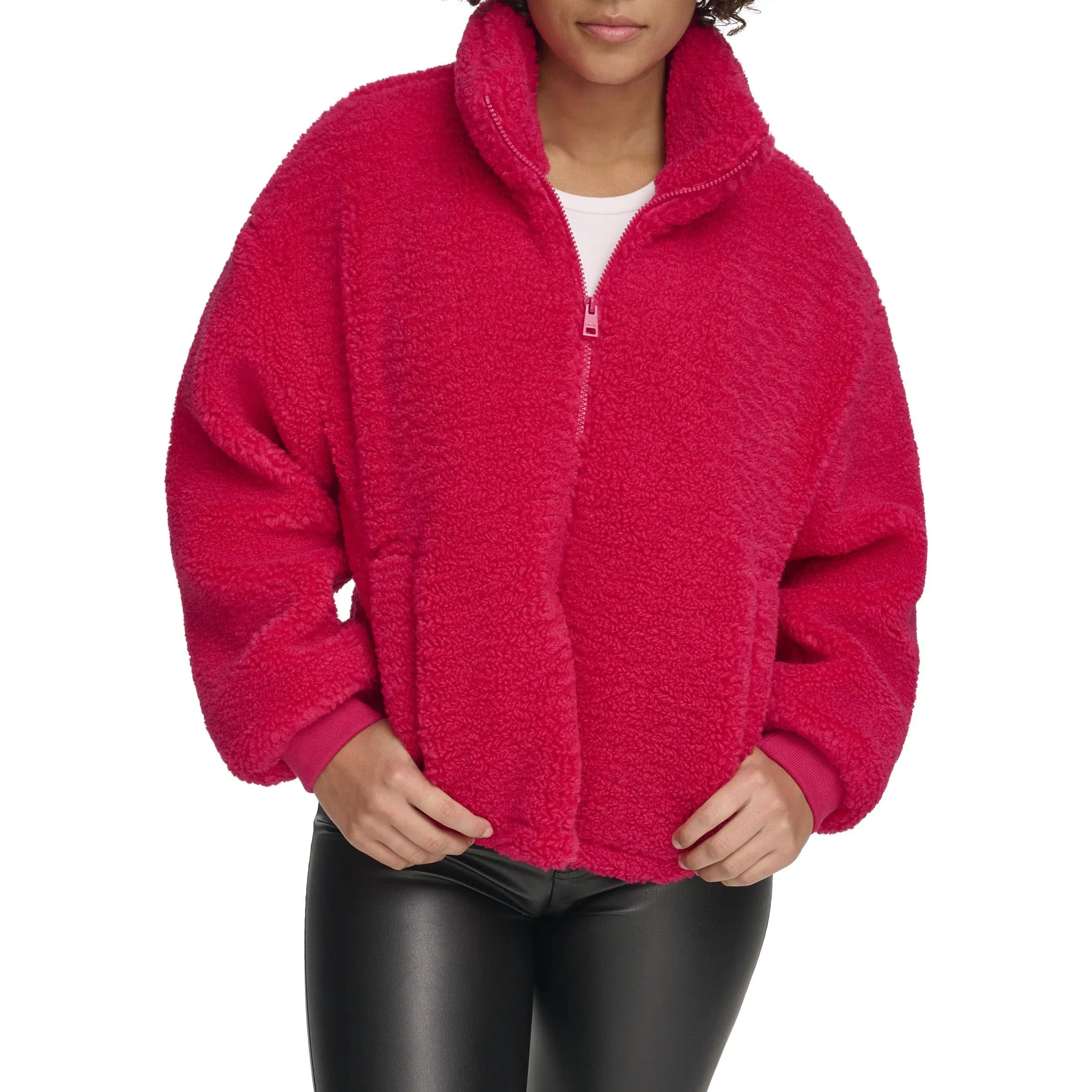 Levi's Teddy Sherpa Women's Clothing Fuchsia : MD