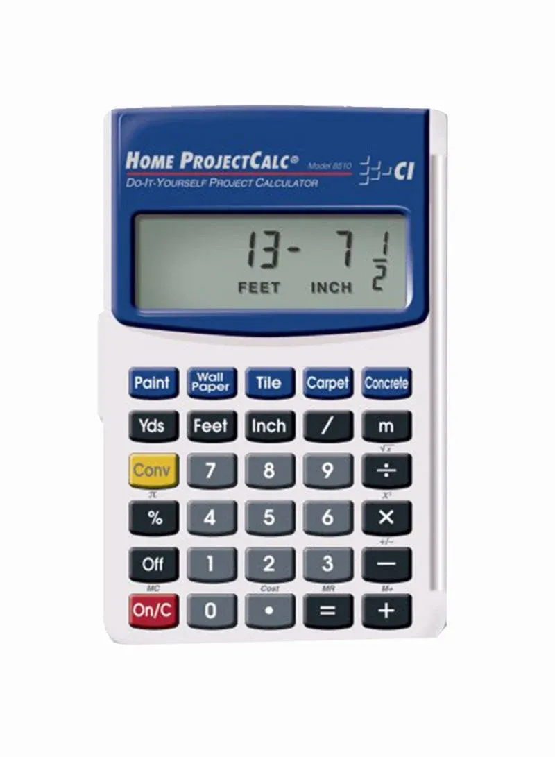 Calculated Industries - 8510 - Home ProjectCalc Blue/Gray 11 digit Project Calculator