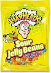 Warheads Sour Jelly Beans Candy 5 -Ounce Packs 12-Piece Box