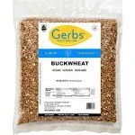 GERBS Buckwheat Grain Groats 2 LBS. Premium Grade | Top 14 Food Allergy Free NON GMO | Freshly harvested packed in Resealable Bulk Bag | Rich in Iron, Fiber & Protein | Gluten Peanut Tree Nut Free