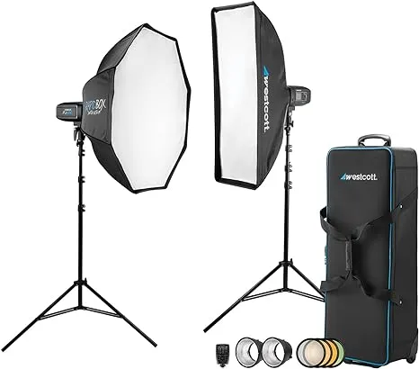 Westcott FJ400 Strobe 2-Light Location Kit with FJ-X3m Universal Wireless Trigger