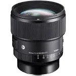 Sigma 85mm f/1.4 DG DN Art Lens - Sony E Mount