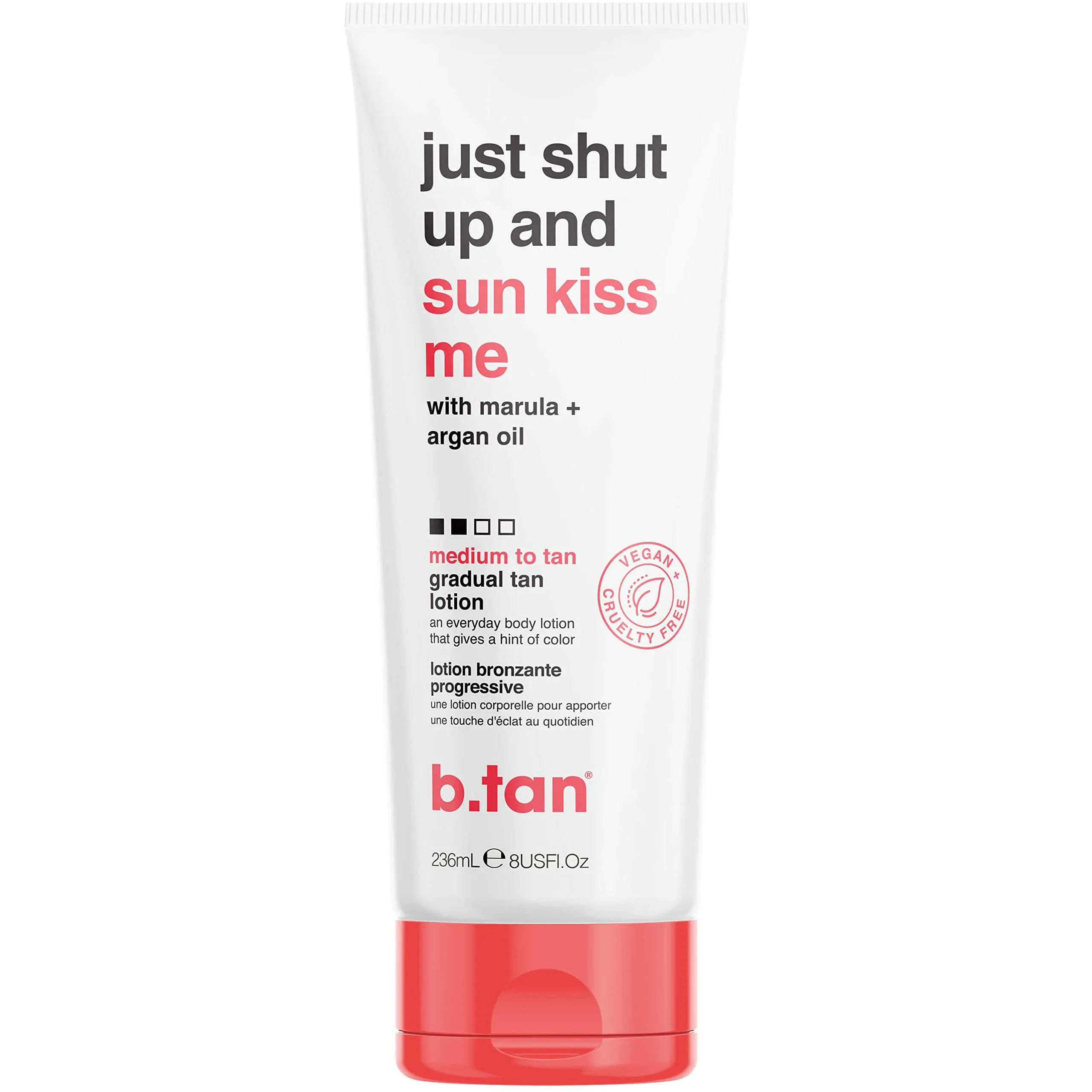 b.tan Just Shut Up and Sun Kiss Me Gradual Tan Lotion - 8.0 fl oz