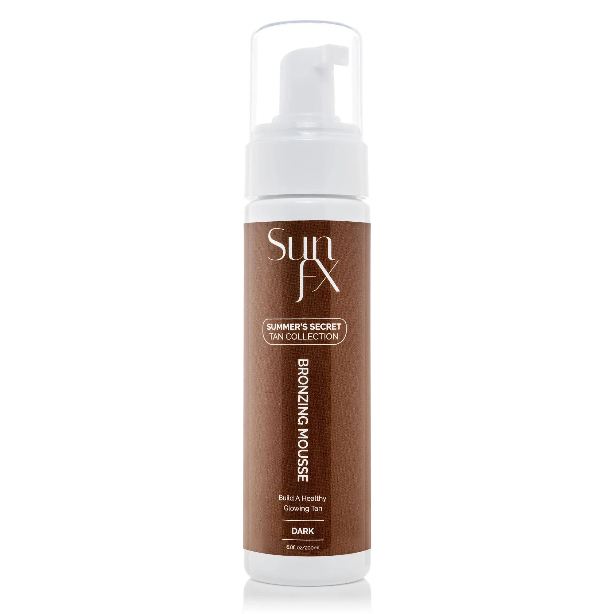 SunFX Ultra Deluxe Self Tanning Bronzing Mousse | Dark | Enriched with Aloe Vera ...