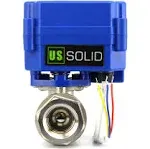 U.S. Solid 3/4&#034; NPT Motorized Ball Valve 9V 12V 24V AC/DC 3-Wire SS304