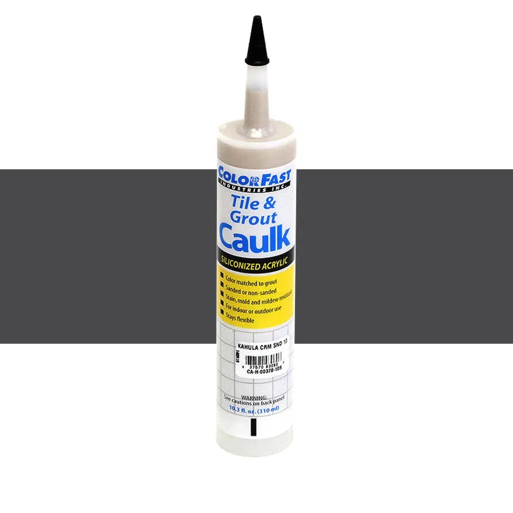 Colorfast Latex Colored Caulk - Tec Color Line: Raven Unsanded, Black