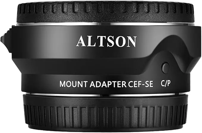 EF/EF-S Lens to Sony E Mount T Smart Adapter, Auto Focus Lens Adapter Ring for Canon EF/EF-S Lens to Sony E Mount Camera (CEF-SE)