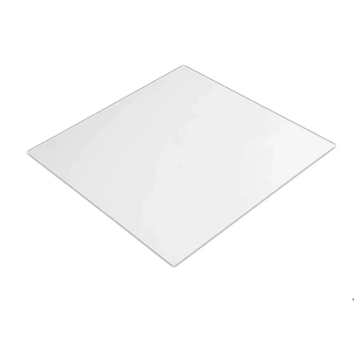 White PTFE Virgin Sheet 1x250x250mm .03937"x9.8"x9.8"