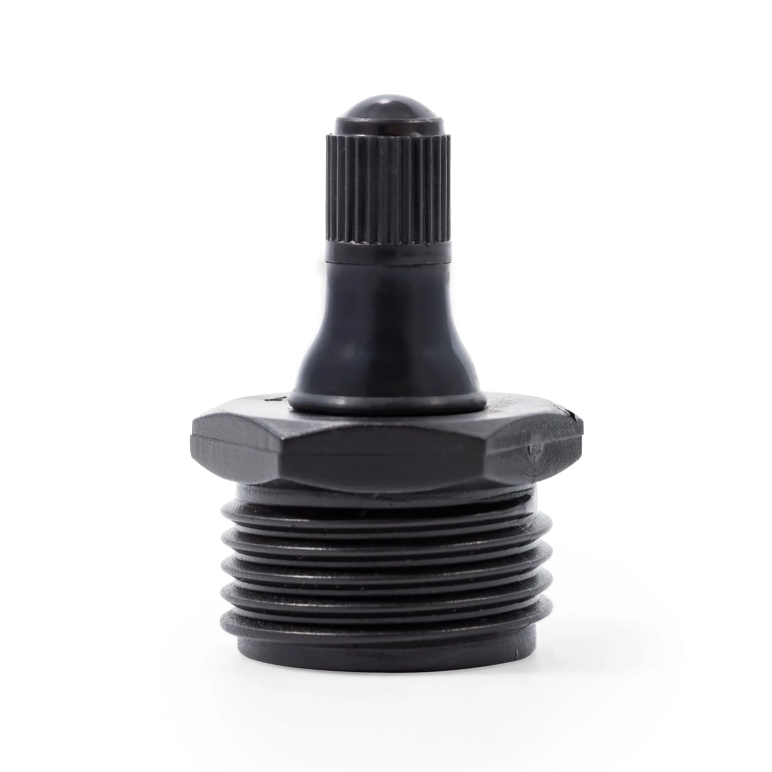 Camco 36133 Black RV Plastic Blow Out Plug with Schrader Valve