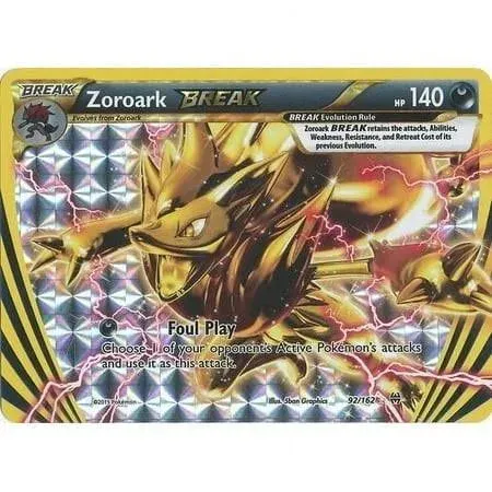 Pokémon TCG - Zoroark BREAK 92/162 - XY BREAK: BREAKthrough Ultra Rare Holo  M