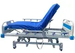 Point A (PAM-3) Premium 3-Function Full Electric Hospital Bed for Home Use, 4.7" Foam Mattress Made in USA, Linak Motors, Individual Locking, 5"