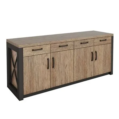 NBF Urban Four Drawer Storage Credenza 72"W x 21"D Signature Series (UR688B)