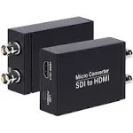 SDI to HDMI Converter Support 3G-SDI, HD-SDI, SD-SDI Auto Format Detection an...