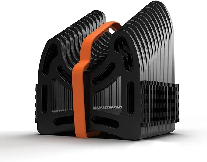 Camco Sidewinder 15-Ft Camper / RV Sewer Hose Support | Telescoping Design Flexes Around Obstacles & Deep Cradles Hold Sewer Hose | Out-of-the-Box Ready & Folds for RV Storage and Organization (43041)