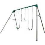 Lifetime Heavy Duty Metal Swing Set 290038 Earthtone Colors