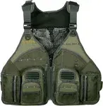 Big Horn Fly Fishing Vest Green