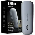 Braun Powercase for Electric Razors for Men, Compatible with Braun Series 9 Pro, Series 9 and Series 8 Electric Shavers, Portable Shaver Case, Charges for Up to 6 weeks