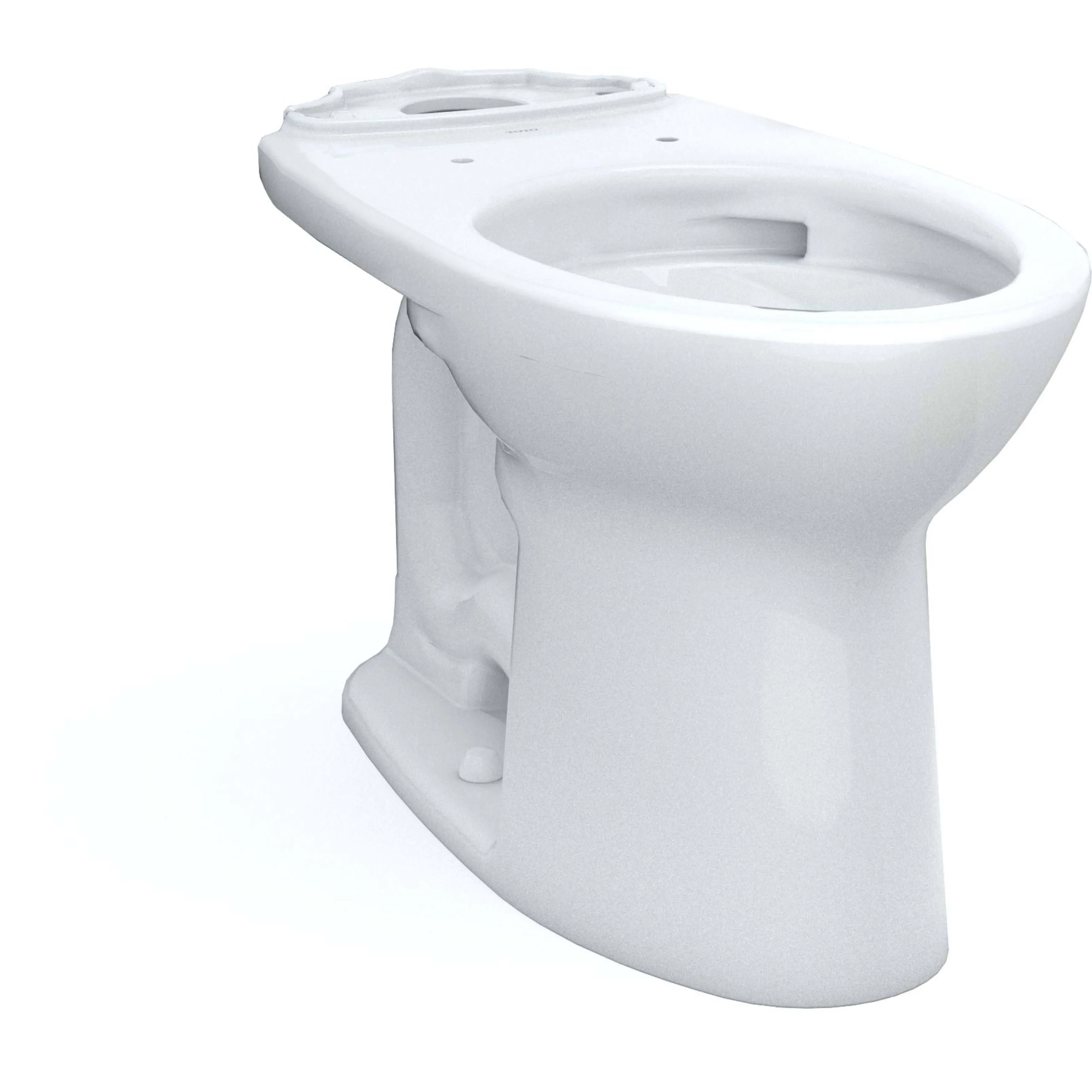 Toto C776CEG#01 Drake Elongated Tornado Flush Toilet Bowl with CEFIONTECT , Cotton White