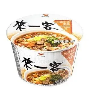 3 Bowls - New Uni-president Chili Beef Flavor Instant Noodle 來一客杯麵 川辣牛肉風味 (3碗)