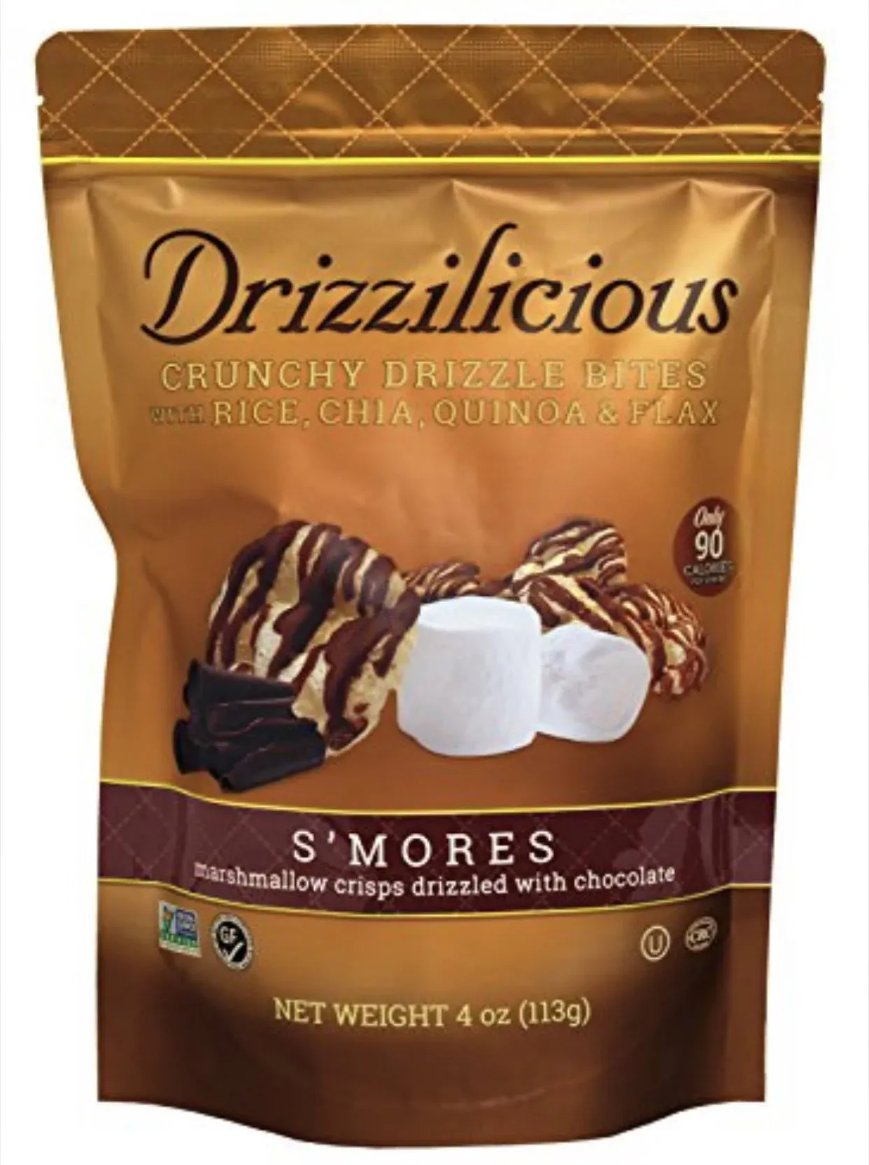 Drizzilicious Crisps! Crunchy Drizzle Bites with Rice, Chia, Quinoa & Flax! Only ...