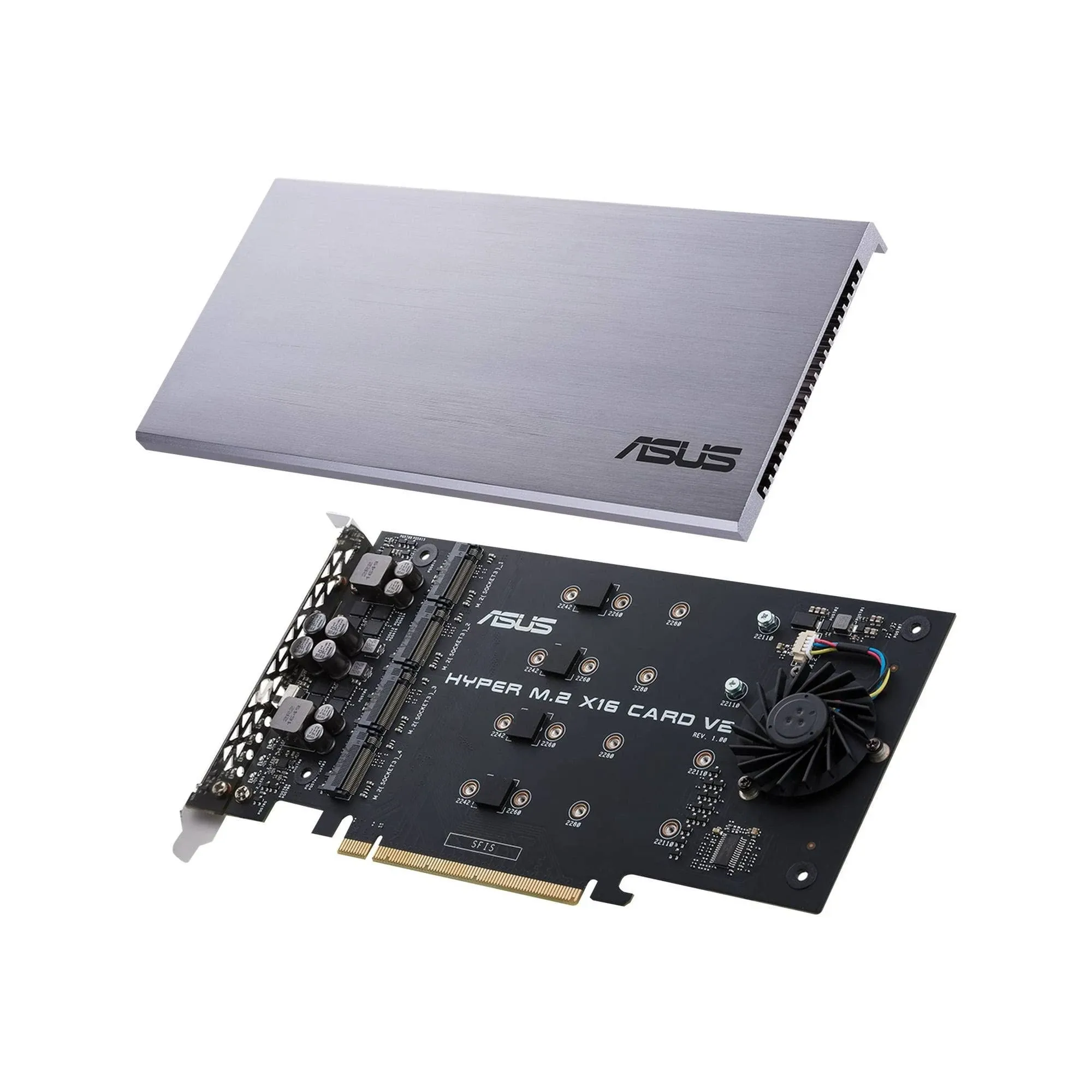 ASUS Hyper M.2 x16 Card v2 4 x M.2 Socket 3