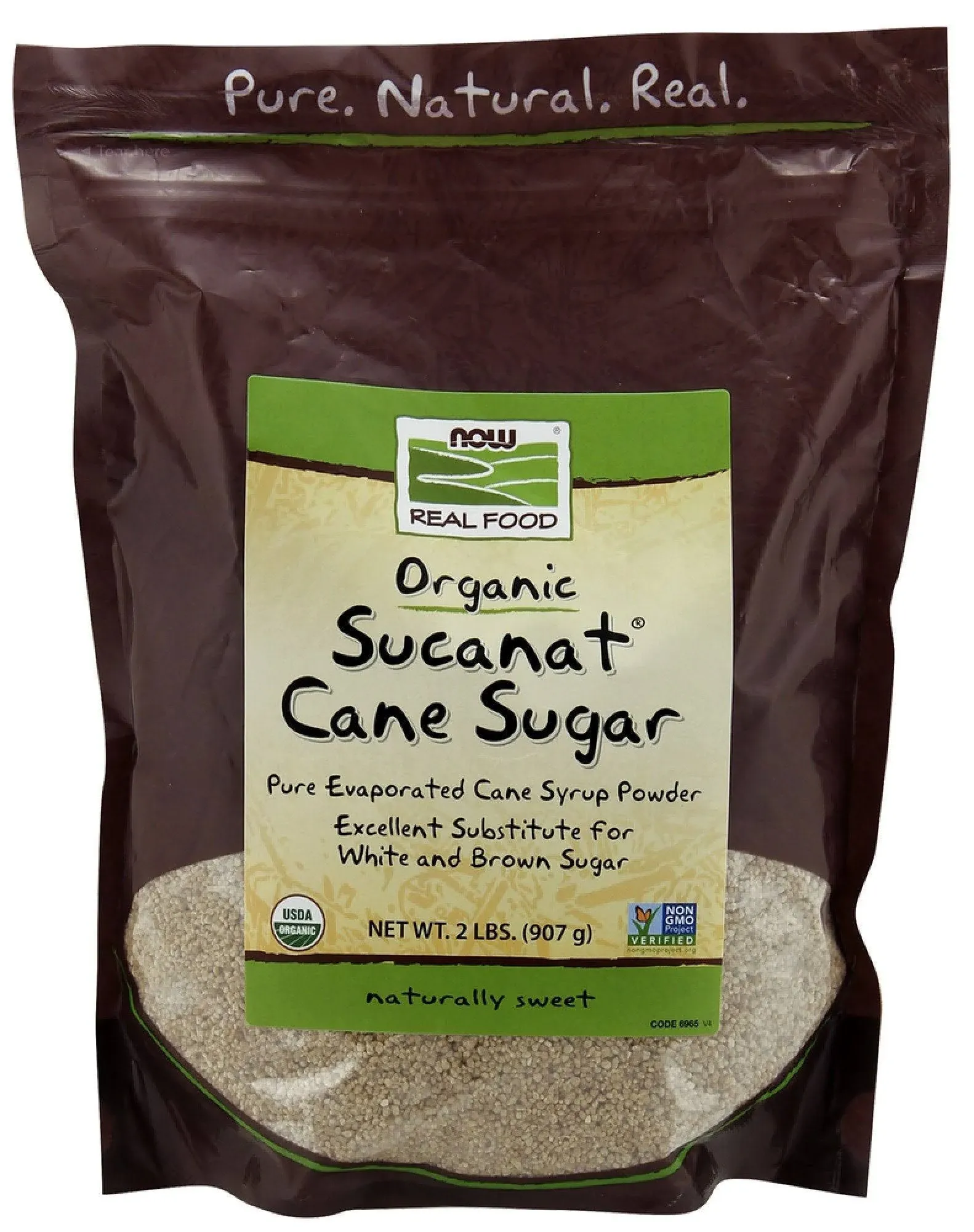 Now Foods Sucanat Cane Sugar Organic