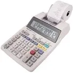 Sharp EL-1750V Two-Color Printing Calculator 2 LinesSec 3 BlackRed