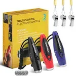 Electronic whistles set of 3