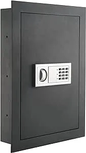 Paragon Lock & Safe - 7725 Superior Wall Safe 7725 Flat Electronic Wall Safe For Jewelry Security -