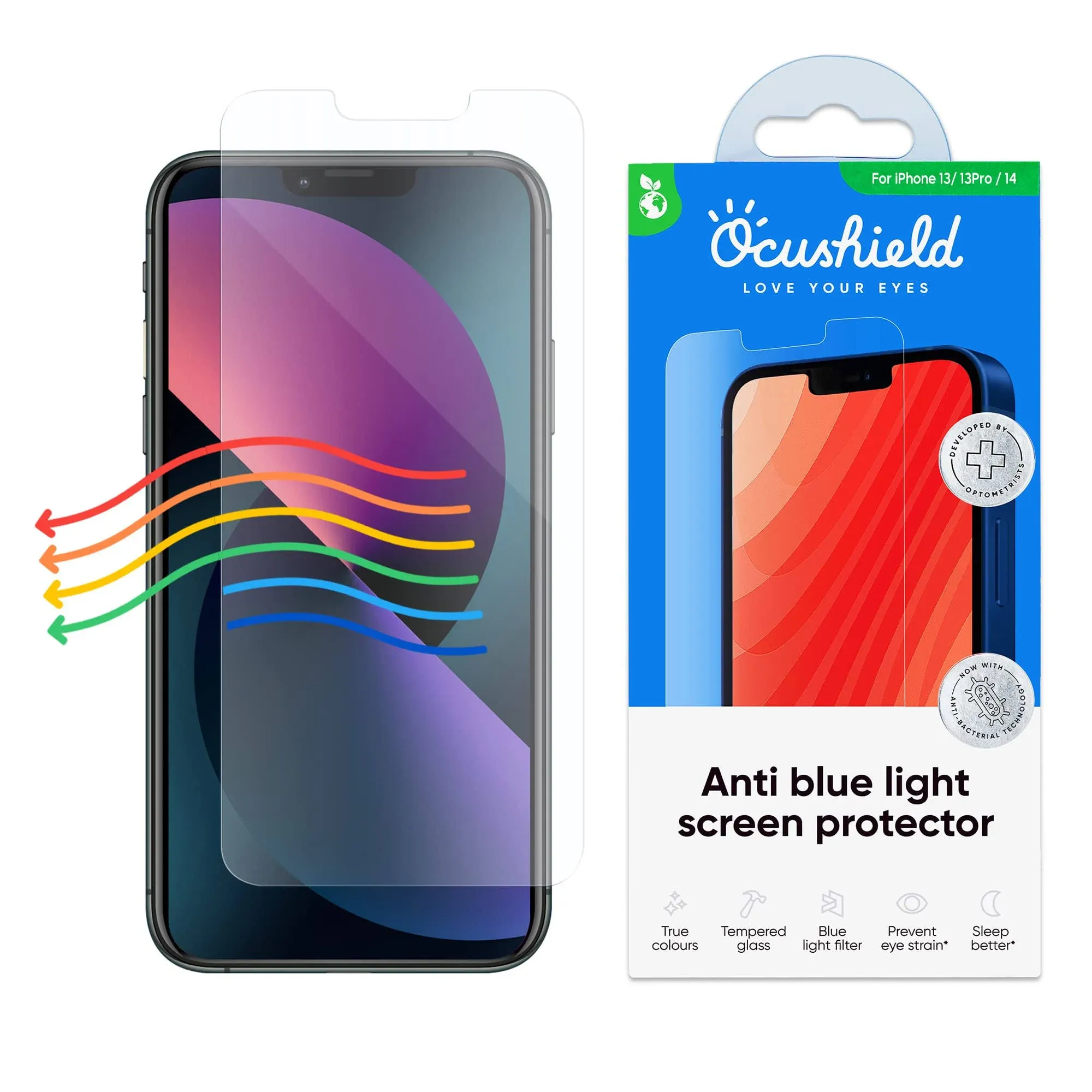 Anti Blue Light Screen Protector For iPhone