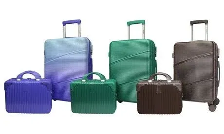 World Traveler Highways 2-Piece Hardside Carry-On Spinner Luggage Set - Lavender