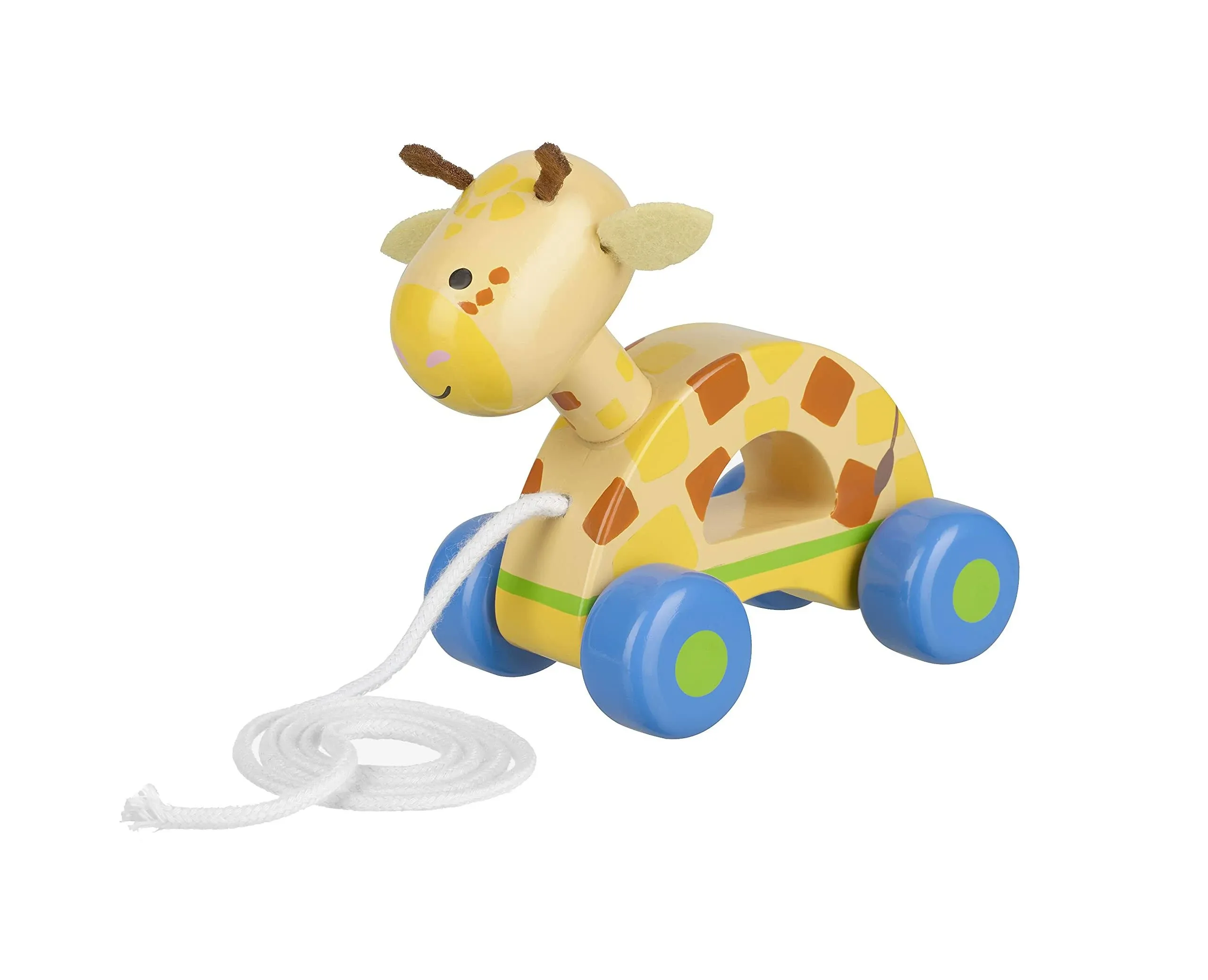 Orange Tree Toys OTT09780 Pull Along, Giraffe Wooden Toy