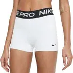 Nike Women's Pro 3" Shorts White