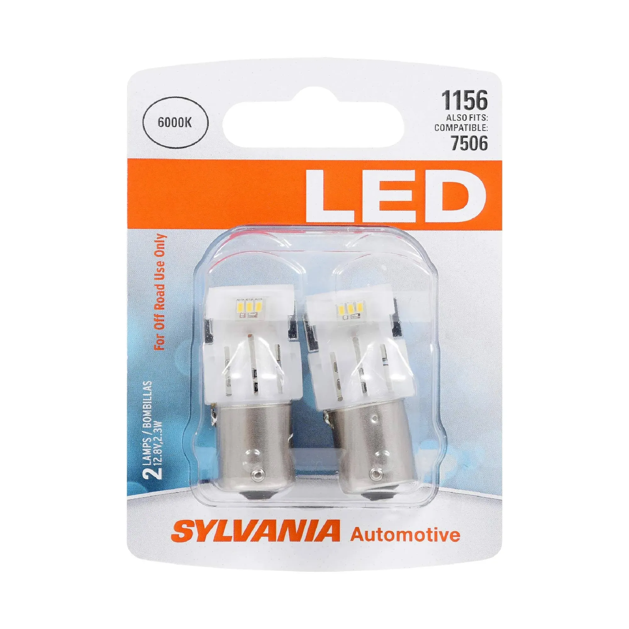 Sylvania 1156 White LED Bulb Contains 2 Bulbs