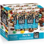 Granuts Party Mix | Sweet Chocolate-Coated Candies + Soft Raisins | Crunchy, Salted Peanuts | Classic Flavors | On-the-Go Snack | 1.41 Oz (12 Inner Packs)