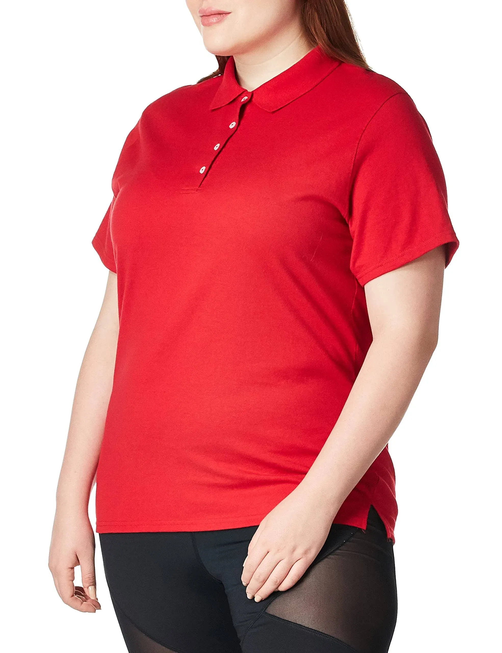 Hanes 43x0 X-Temp Women's Polo - Deep Red - M