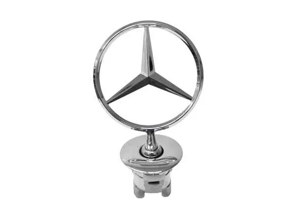 Genuine Mercedes 2228101200, A2228101200 Hood Ornament; Front - Mercedes