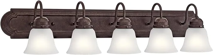 Kichler 5 Light Bath, Tannery Bronze - 5339TZS