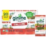 gimMe - Chili Lime - 20 Count - Organic Roasted Seaweed Sheets - Keto, Vegan, Gl