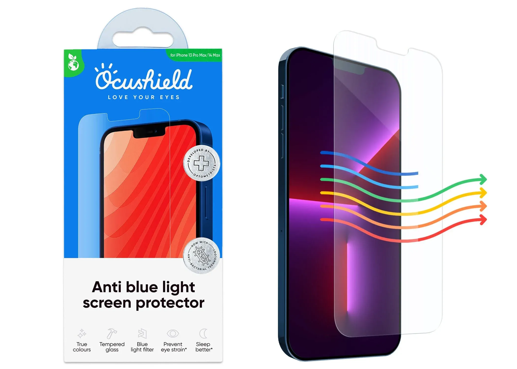 Anti Blue Light Screen Protector For iPhone